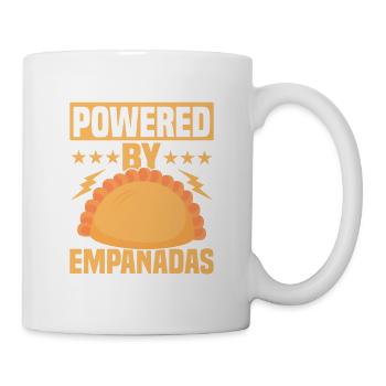 Powered By Empanadas Food Dessert Latin Pastry - Mug - white - Right