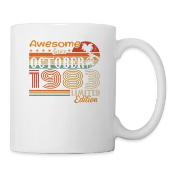 1983 October Vintage - October 1983 - Mug - white - Right