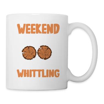 Wood Shining Wood Carving - Mug - white - Right