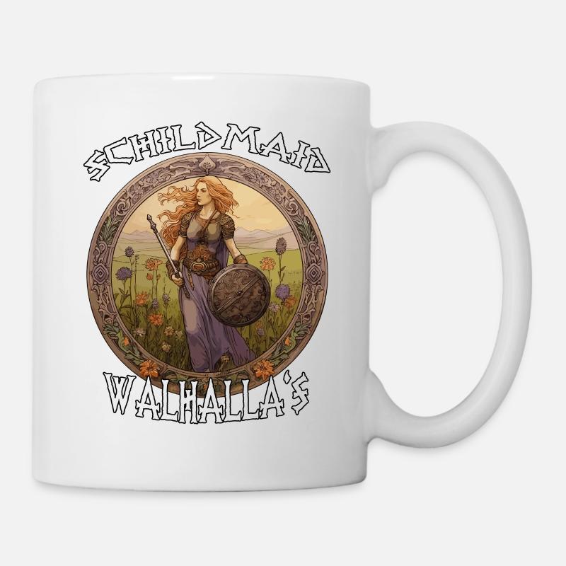 Walhalla Maidens Das Geschenk heldenhafte Frauen - Tasse - Weiß