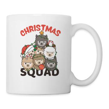 Alpaka Weihnachtsbaum Christmas Squad Alpakas - Tasse - Weiß - Rechts