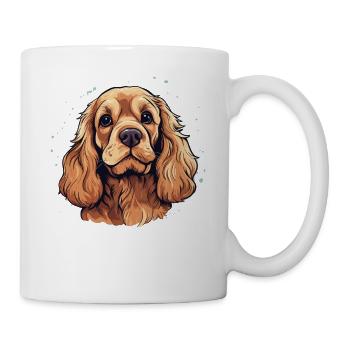 Dog Cocker Spaniel - Mug - white - Right