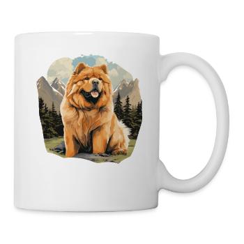 Chow Chow pour chien - Mug blanc - blanc - Droite