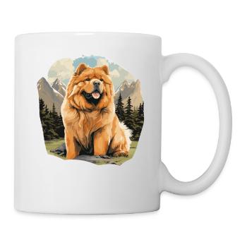 Chow Chow pour chien - Mug blanc - blanc - Droite