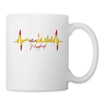 Madrid Skyline Heartbeat Espagne Silhouette Pulse - Mug blanc - blanc - Droite