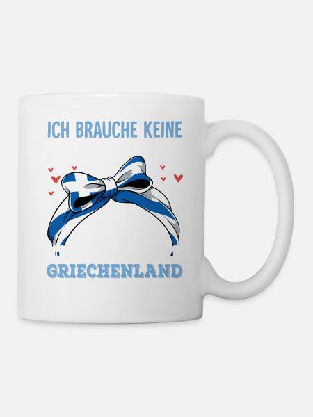 Griechenland - Tasse - Weiß