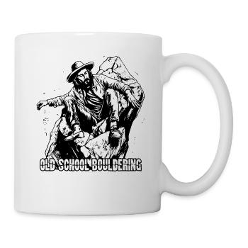Bloc à l’ancienne, l’escalade de bloc est cool - Mug blanc - blanc - Droite
