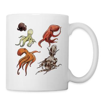 Exploring Fascinating Octopus Species - Mug - white - Right
