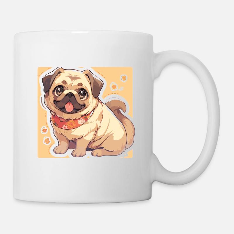 Mops Mops Hund Mops Leben Mops Geschenke - Tasse - Weiß