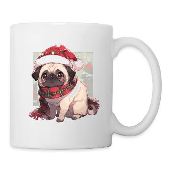 Pug Pug Dog Pug Christmas Pug Xmas - Mug - white - Right