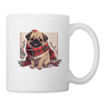 Pug Pug Dog Pug Christmas Pug Xmas - Mug - white - Right
