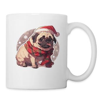 Pug Pug Dog Pug Christmas Pug Xmas - Mug - white - Right