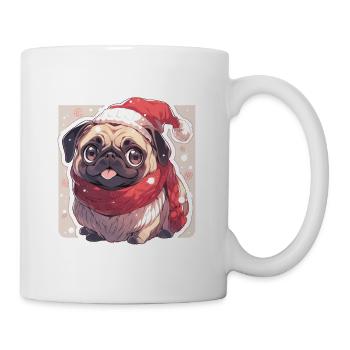 Pug Pug Dog Pug Christmas Pug Xmas - Mug - white - Right