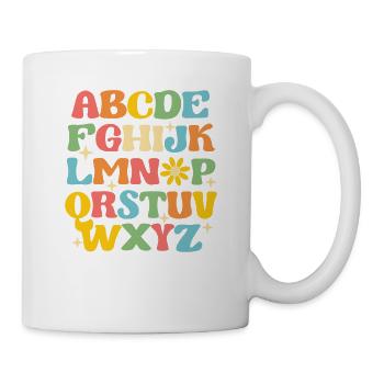 100 Tage der Schule Lehrer lustig Kindergarten - Tasse - Weiß - Rechts