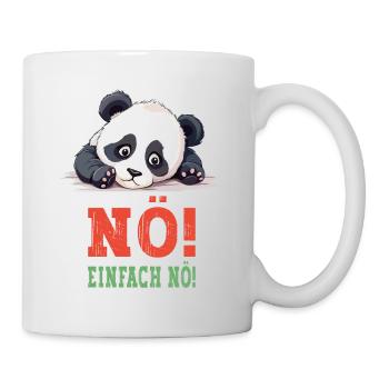 Nope Just Nope No No Panda Bear Cute Funny Saying - Mug - white - Right