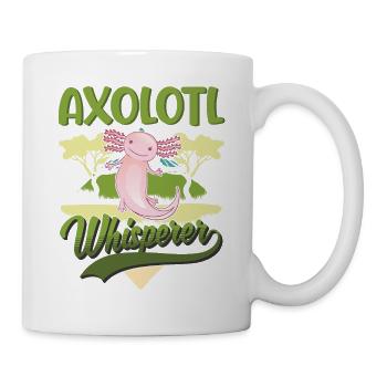 Axolotl Flüsterer Axolotl Whisperer - Tasse - Weiß - Rechts