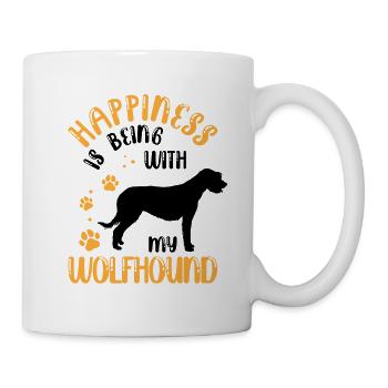 Irish Wolfhound Makes Wolfhound Happy - Mug - white - Right