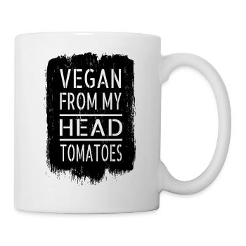 idée de cadeau d’anniversaire happy plant bday nourriture blague - Mug blanc - blanc - Droite
