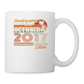 2017 Oktober Vintage - Oktober 2017 - Tasse - Weiß - Rechts