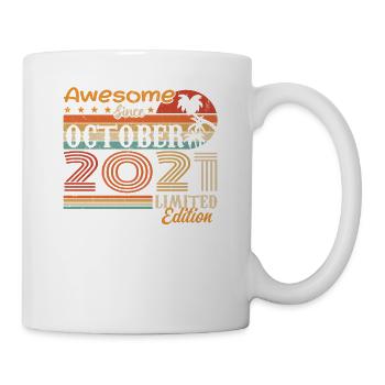 Millésime d’octobre 2021 - Octobre 2021 - Mug blanc - blanc - Droite