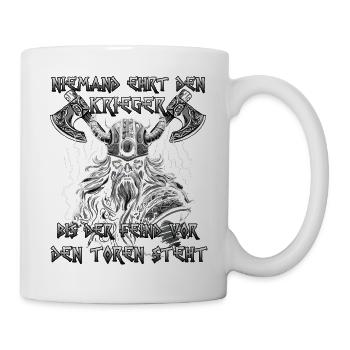 Walhalla Erbe Geschenk für Wikinger-Fans - Tasse - Weiß - Rechts