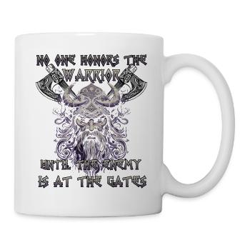 Cadeau de valeur nordique pour les amateurs de Viking - Mug blanc - blanc - Droite
