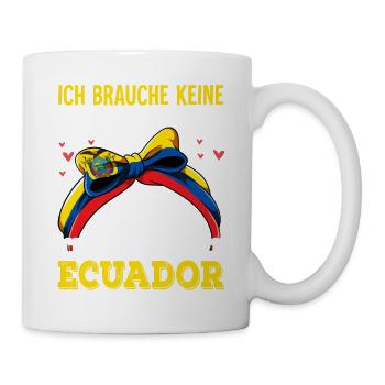 Ecuador - Tasse - Weiß - Rechts