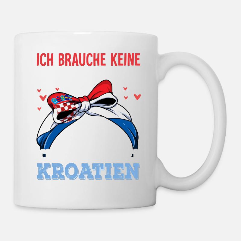 Kroatien - Tasse - Weiß