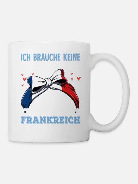 Frankreich - Tasse - Weiß