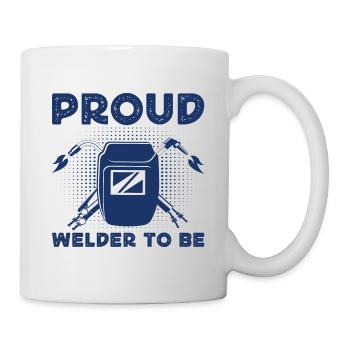 Proud Welder To Be Distressed Weld Gifts - Mug - white - Right