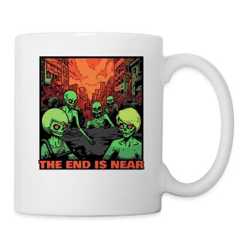 Das Ende naht: Apokalypse der Zombies - Tasse - Weiß - Rechts