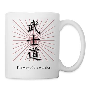la voie du guerrier - Mug blanc - blanc - Droite