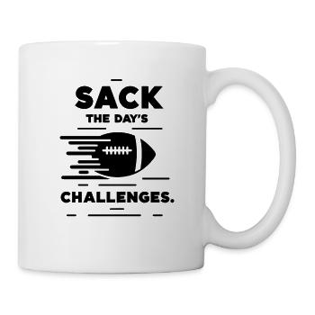 Sack The Day's Challenges - Mug - white - Right