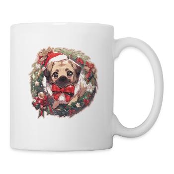 Pug Pug Dog Pug Christmas Pug Xmas - Mug - white - Right