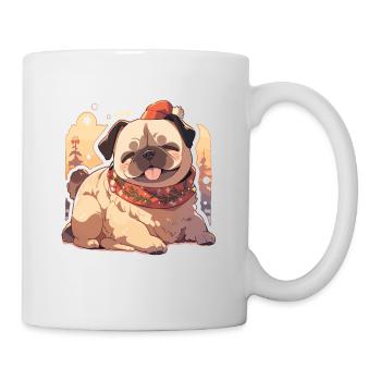 Pug Pug Dog Pug Christmas Pug Xmas - Mug - white - Right