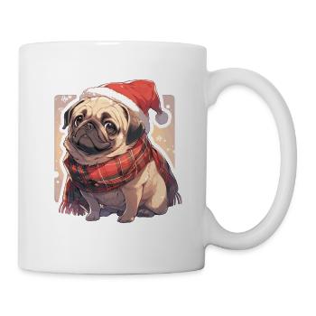 Pug Pug Dog Pug Christmas Pug Xmas - Mug - white - Right