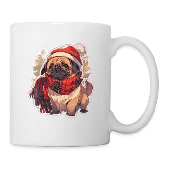 Pug Pug Dog Pug Christmas Pug Xmas - Mug - white - Right