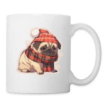 Pug Pug Dog Pug Christmas Pug Xmas - Mug - white - Right