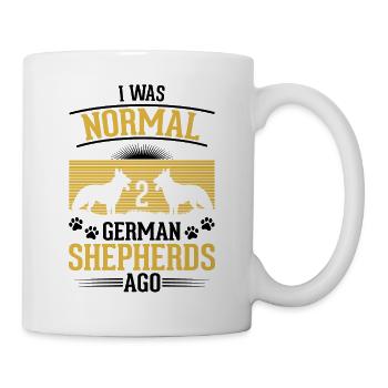 Cadeau de berger allemand - Mug blanc - blanc - Droite