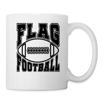 Joueur de flag-football Hommes Femmes Enfants - Mug blanc - blanc - Droite