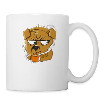 DOG GRIM COFFEE - Mug - white - Right