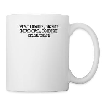 Fitness - Push limits, break barriers, achieve - Mug - white - Right