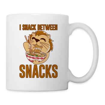 I Snack Between Snacks 4 - Mug - white - Right