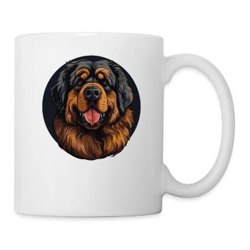 Hund Do Khyi - Tasse - Weiß - Rechts