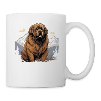 Hund Do Khyi - Tasse - Weiß - Rechts