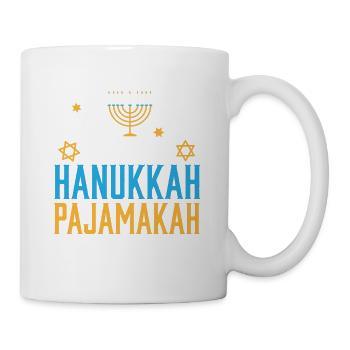 Jewish Family This Is My Hanukkah Pajamakah - Tasse - Weiß - Rechts