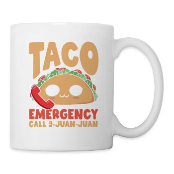 Taco Emergency Call 9 Juan Juan - Mug - white - Right
