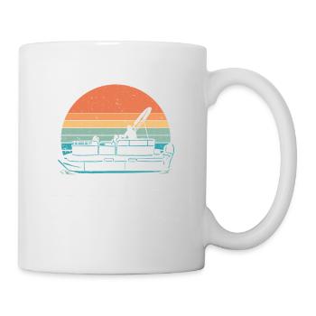 Bateau Ponton Bateau Capitaine de Bateau - Mug blanc - blanc - Droite