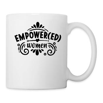 Gestärkte Frauen - Wachstum Denkweise - Tasse - Weiß - Rechts