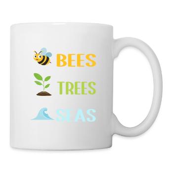 Earth Day Climate Change Environmentalists - Mug - white - Right